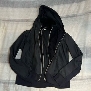 Lululemon Black Fleece lined jacket